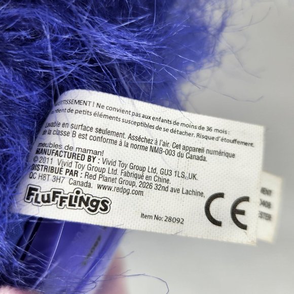 Flufflings Loco Interactive Talking Furry Fluffy Fur Ball Toy Tested Working - Picture 7 of 7